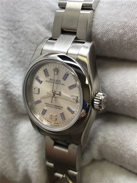 Rolex Oyster Perpetual 26mm 176200 Silver Dial Automatic